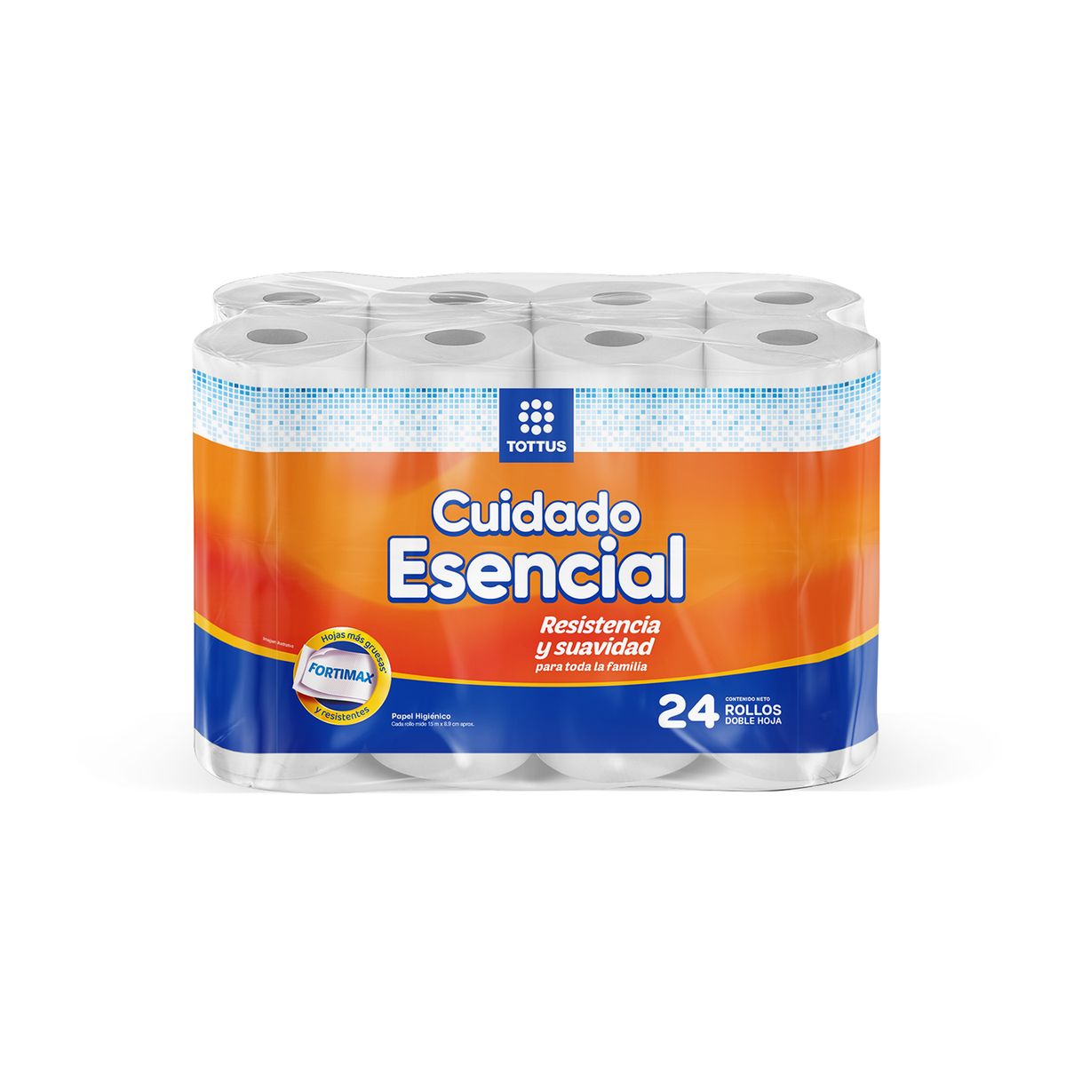 TOTTUS - Papel Higiénico Tottus Esencial Empaque 24 Und