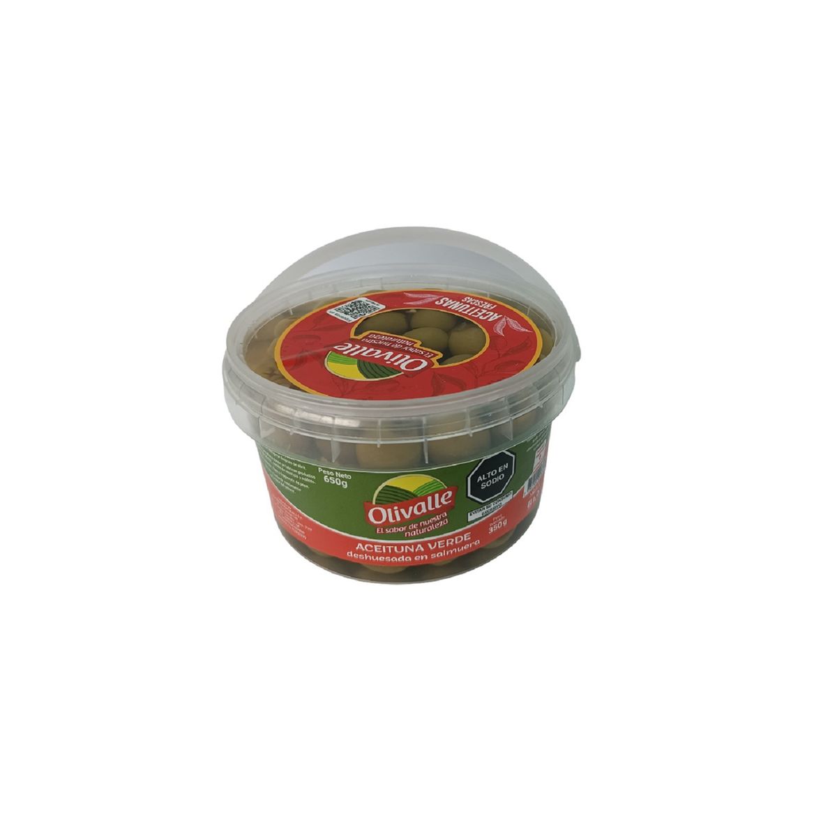OLIVALLE - Aceituna Verde Deshuesada Olivalle Envase 350 g