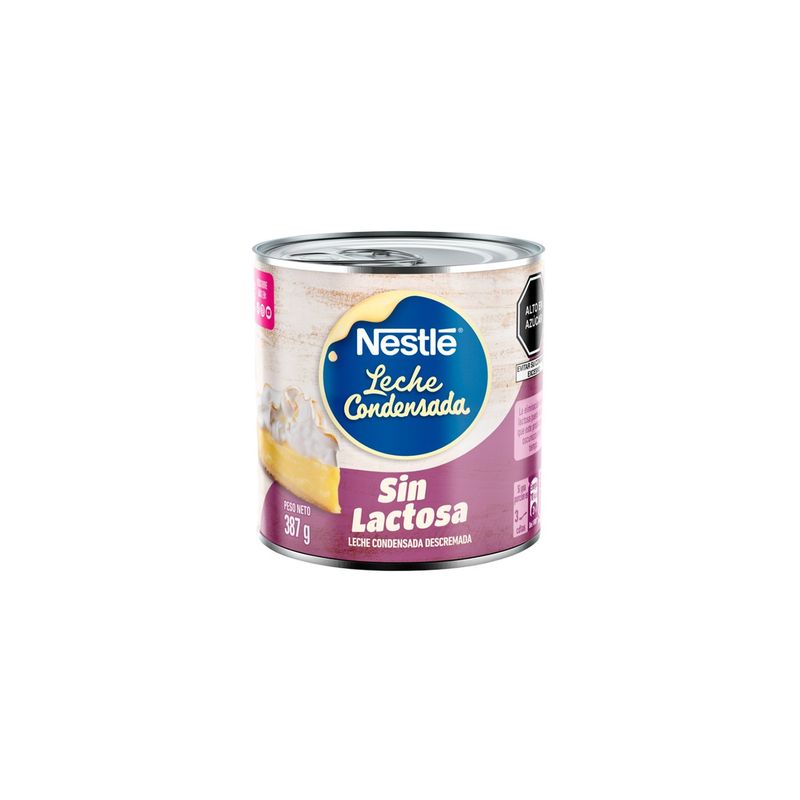NESTLE - Leche Condensada Nestlé Sin Lactosa Descremada Lata x 387 g