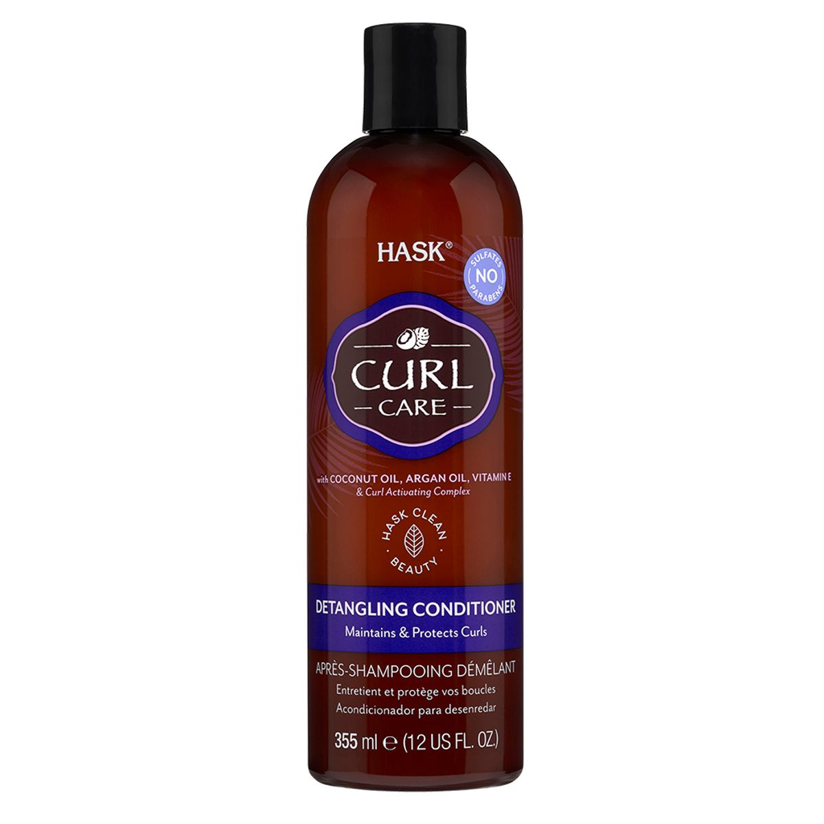 HASK - Acondicionador Desenredante Hask Curl Care Envase 355 mL