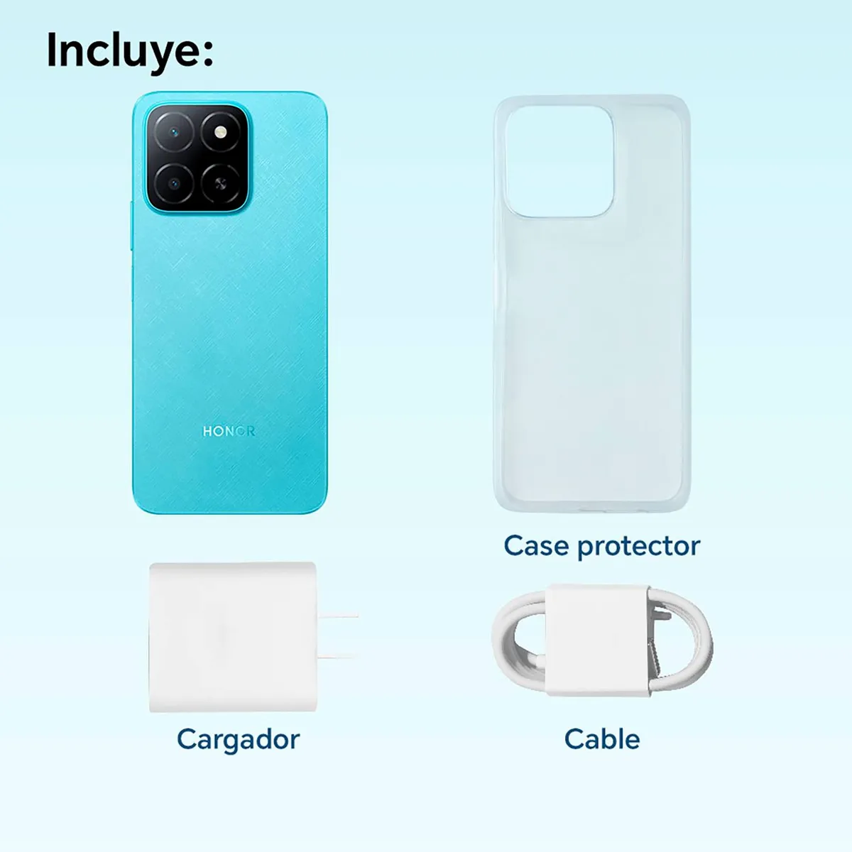 Honor - Smartphone Honor X5B Plus Negro 256gb 4gb