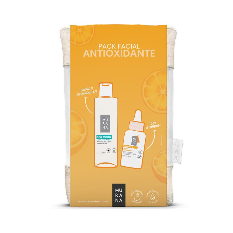 MURANA - Neceser + Agua Micelar + Serum Vitamina C