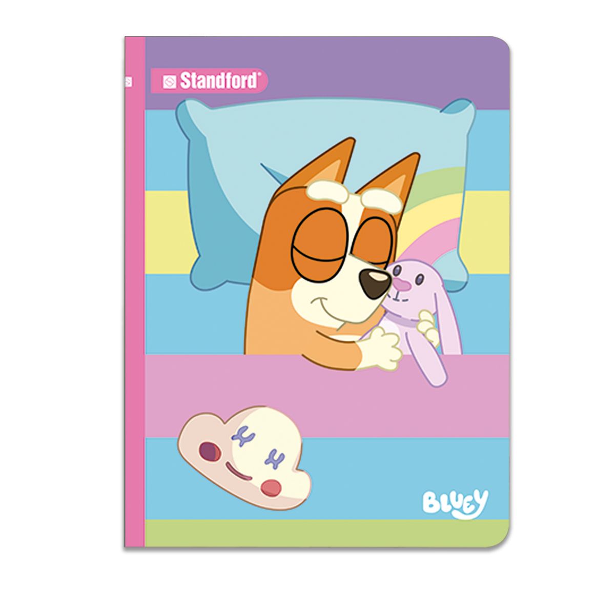 STANDFORD - Cuaderno Standford Inicial 1X1 Diseño Bluey 80 Hojas