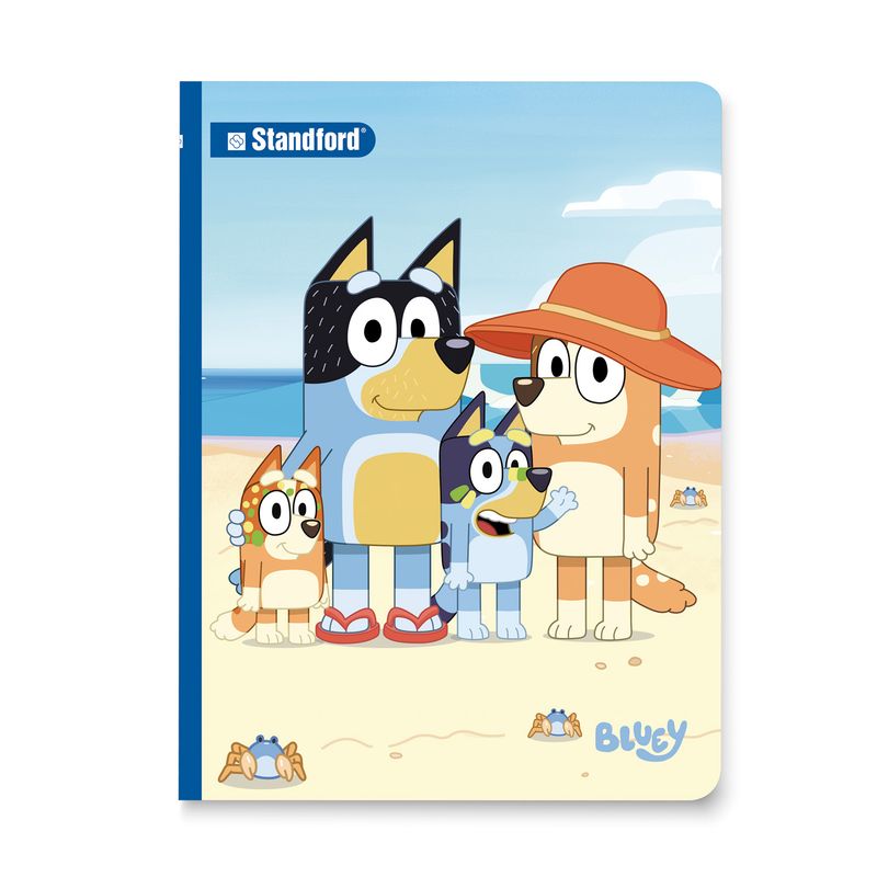 STANDFORD - Cuaderno Standford Inicial 1X1 Diseño Bluey 80 Hojas