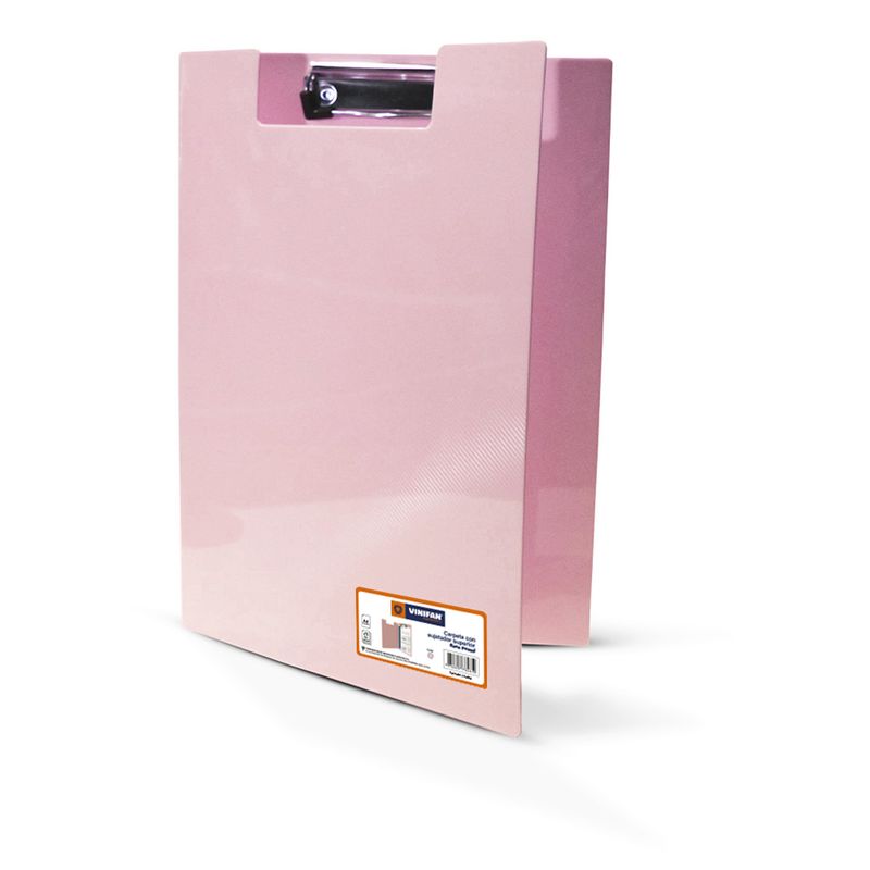 VINIFAN - Carpeta con Sujetador Vinifan Rosa Pastel