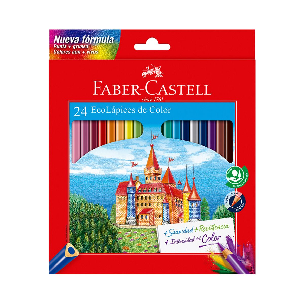 FABER CASTELL - Colores Faber Castell Ecológicos Empaque 24 Und