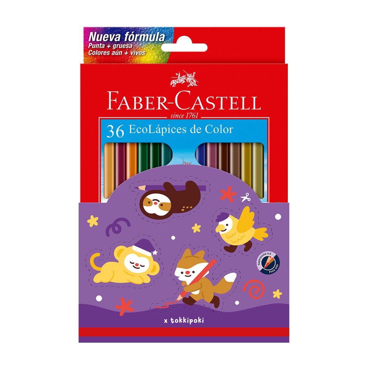 FABER CASTELL - Colores Faber Castell Ecológicos Empaque 36 Und