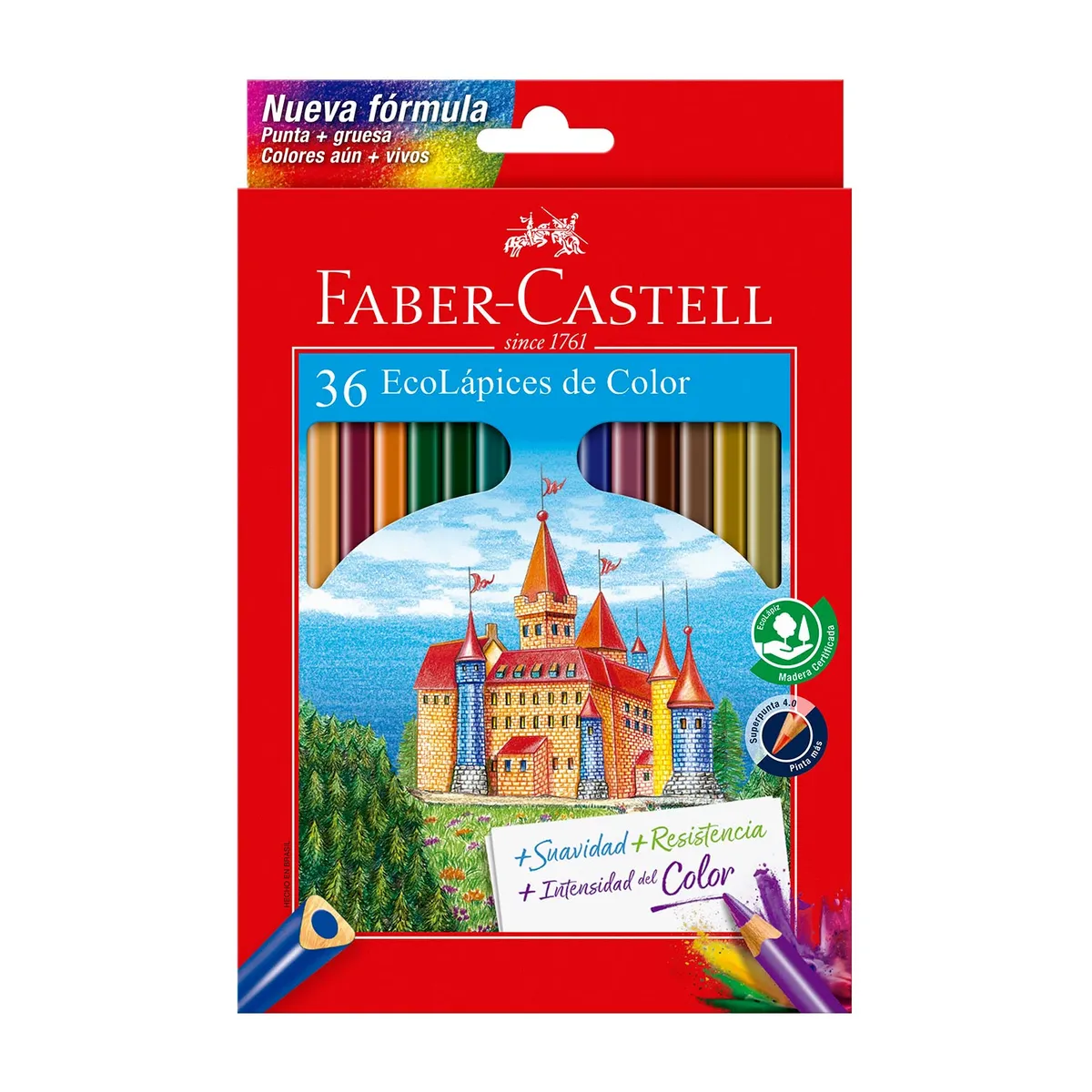 FABER CASTELL - Colores Faber Castell Ecológicos Empaque 36 Und