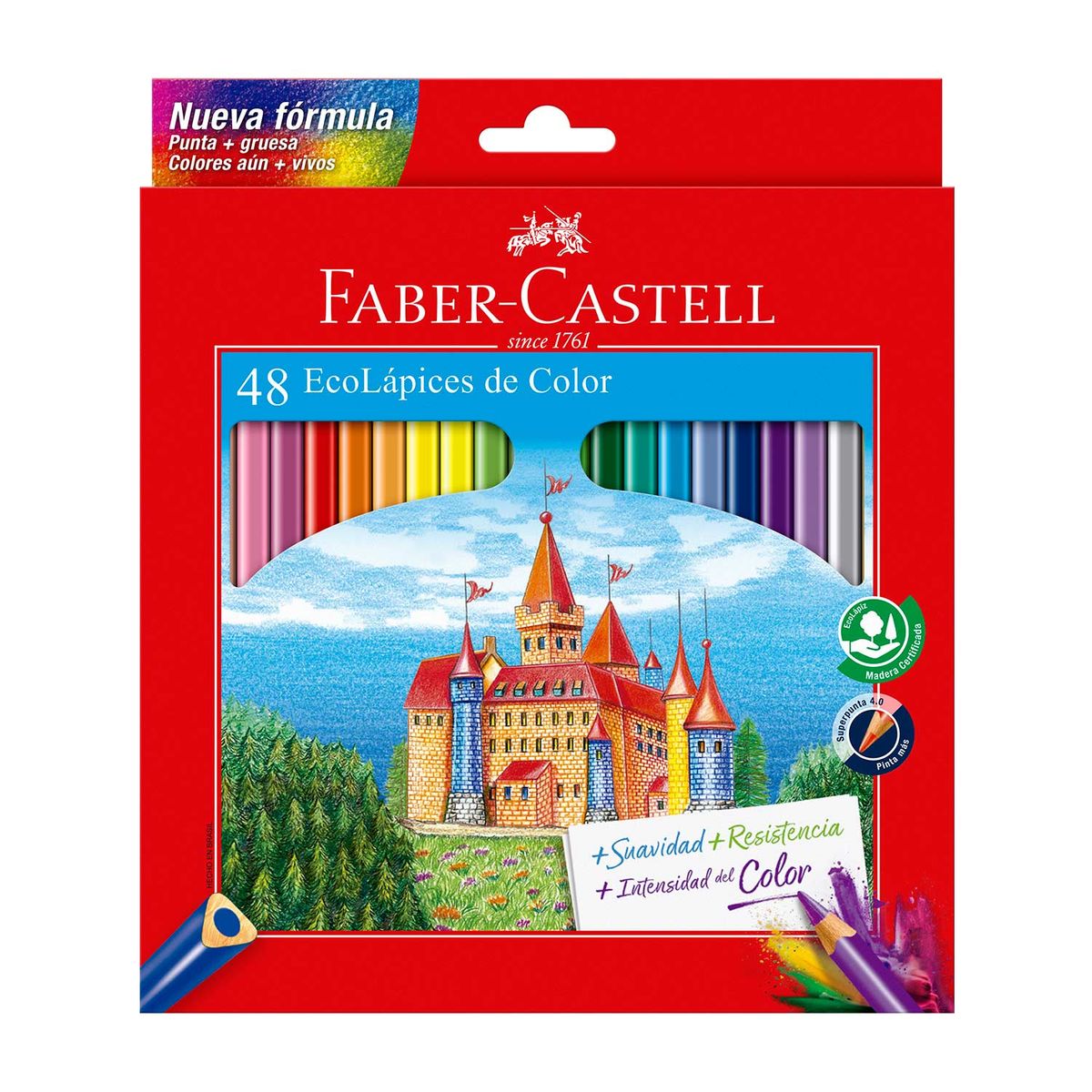 FABER CASTELL - Colores Faber Castell Ecológicos Empaque 48 Und