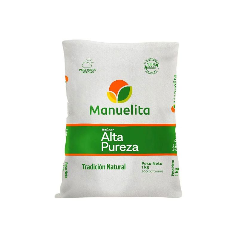 MANUELITA - Azúcar Blanca Refinada X 1Kg Manuelita