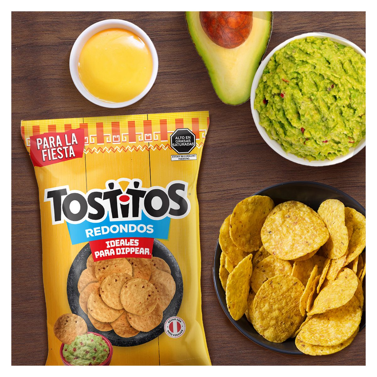 TOSTITOS - Nachos Tostitos Redondos Sal Bolsa 200 g