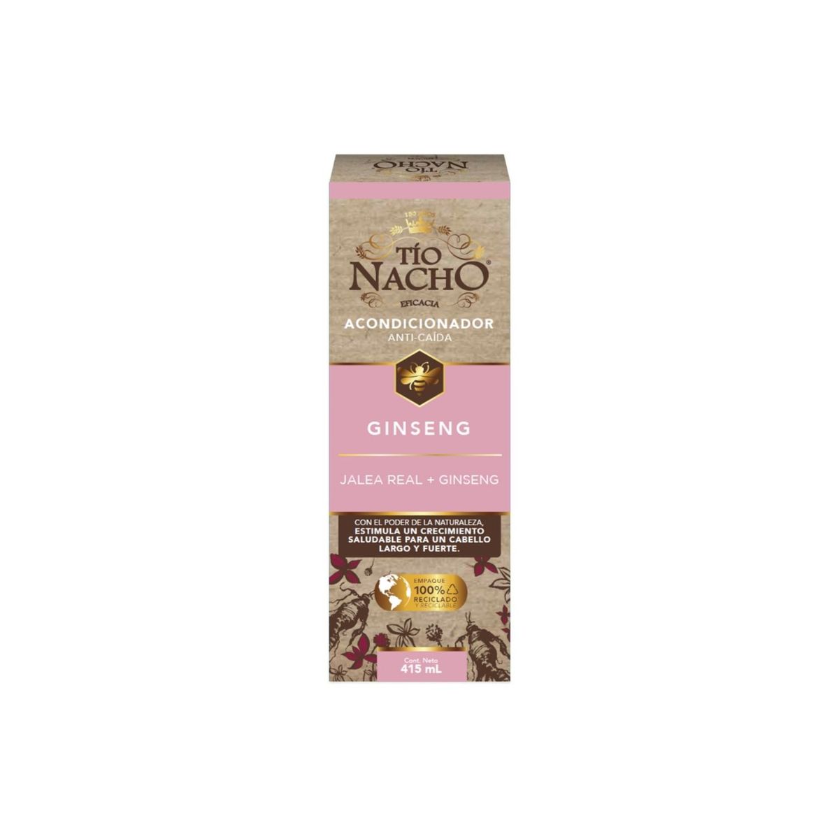 TIO NACHO - Acondicionador Tio Nacho Ginseng Botella 415 mL