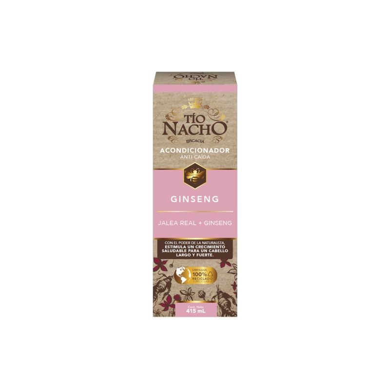 TIO NACHO - Acondicionador Tío Nacho Ginseng Envase 415 mL