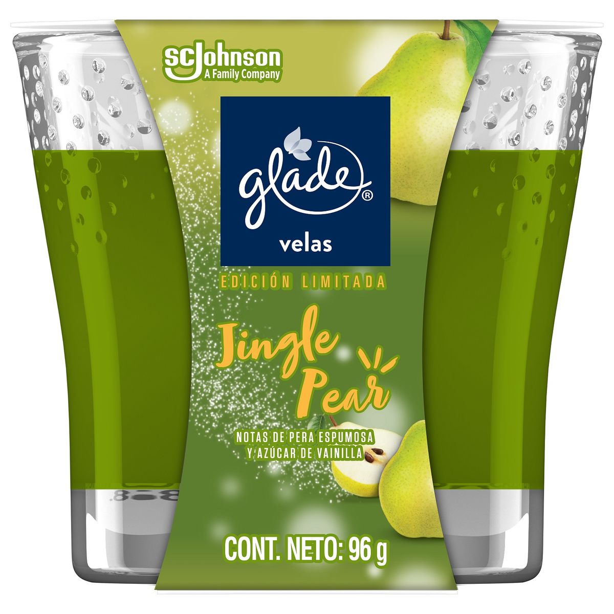 GLADE - Vela Aromática Glade Toque de Aroma Pera Envase 96 g