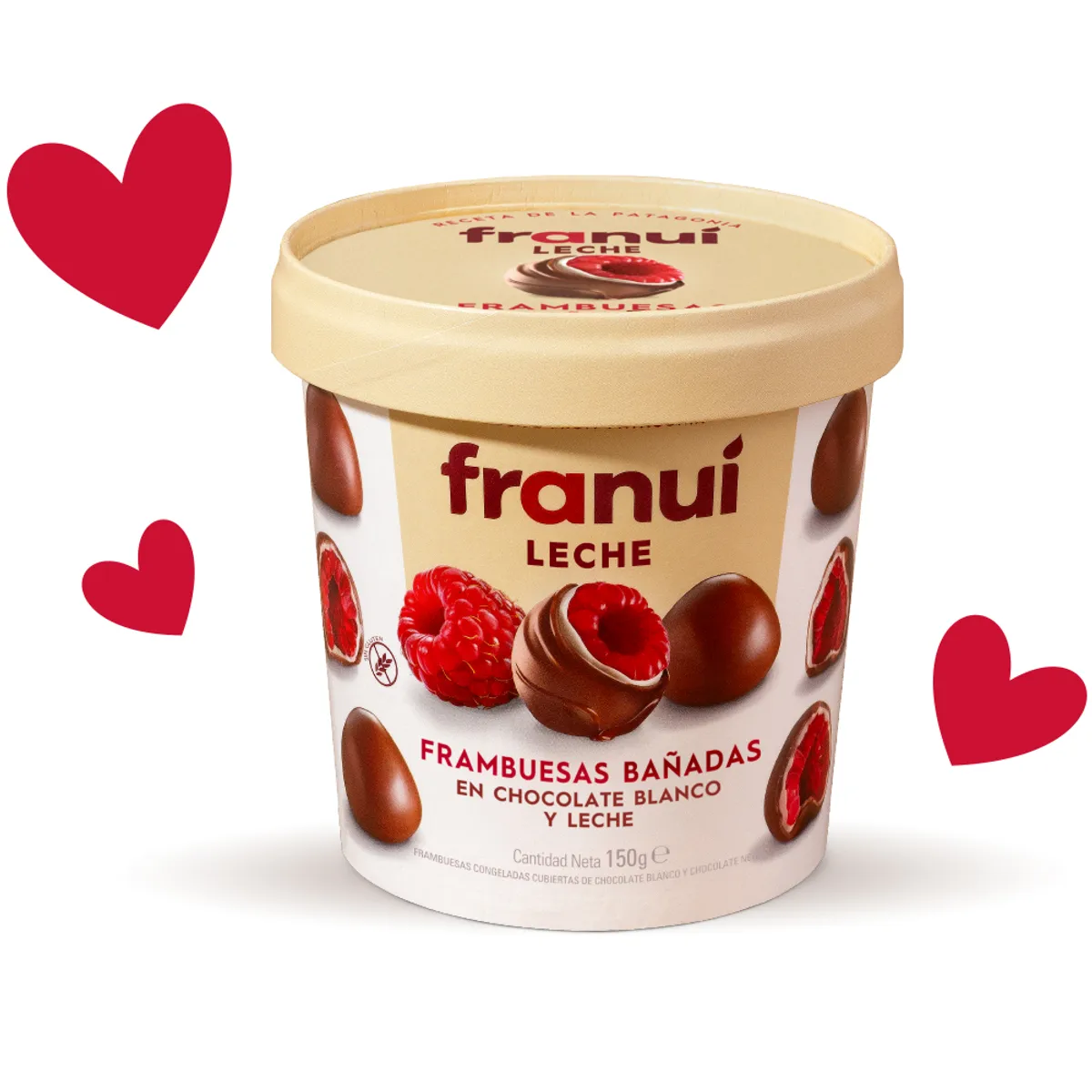 FRANUI - Bombones de Chocolate con Leche Franuí Pote 150 g