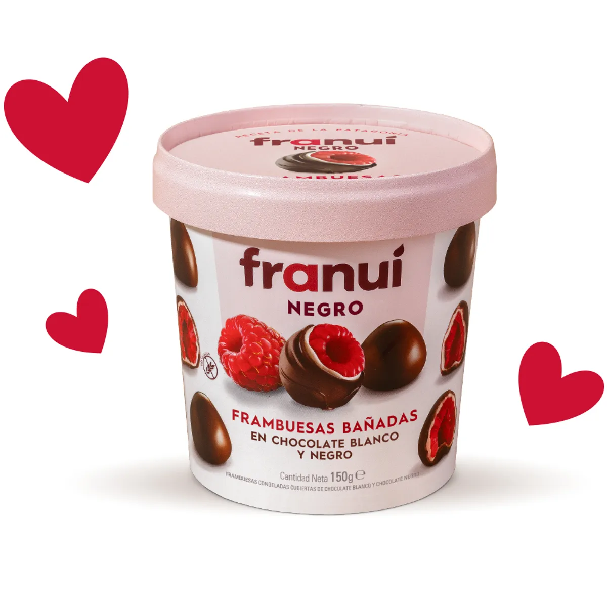 FRANUI - Bombones de Chocolate Amargo Franuí Pote 150 g