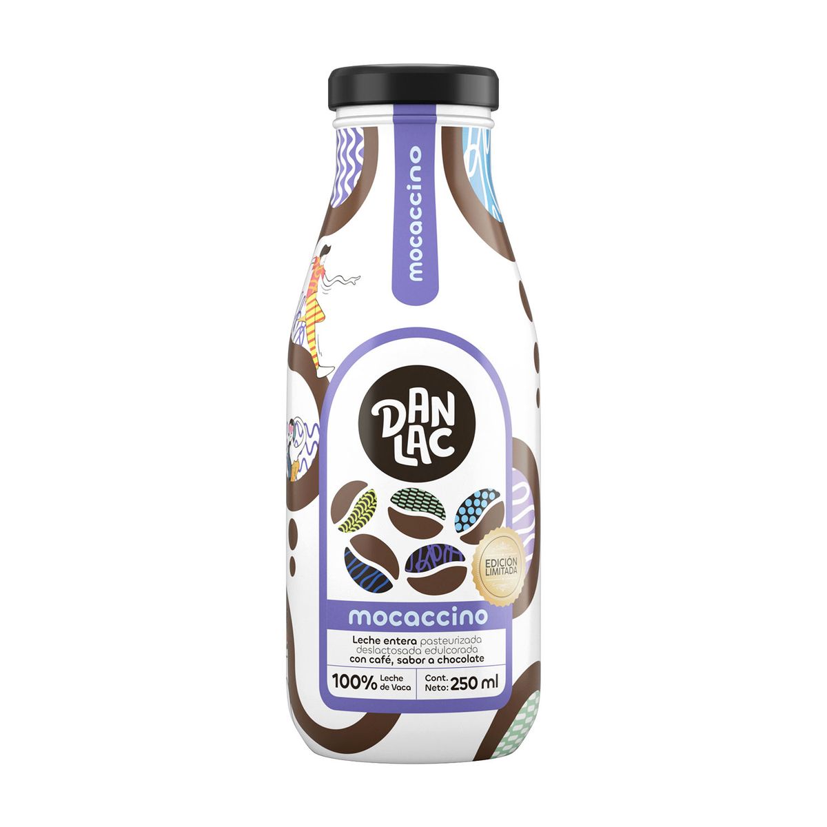 DANLAC - Bebida Mocaccino Danlac Deslactosado Botella 250 mL