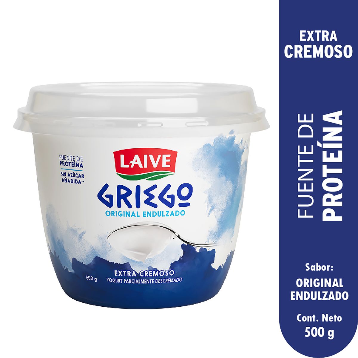 LAIVE - Yogurt Laive Griego Original Envase 500 g