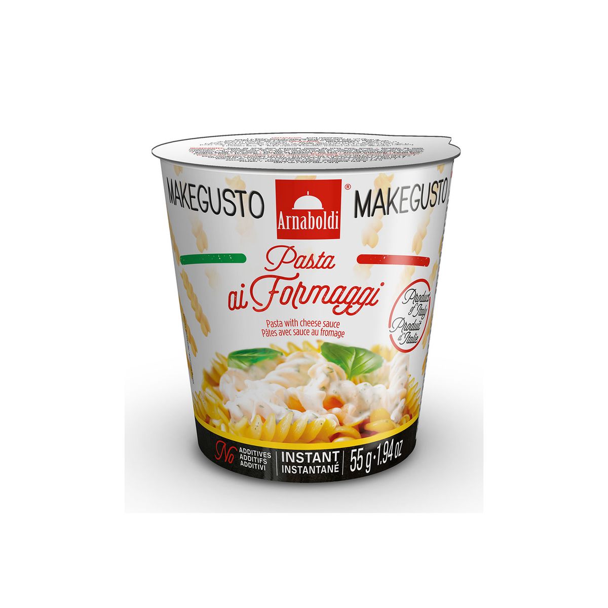 MAKEGUSTO - Pasta Formaggi Makegusto Envase 55 g
