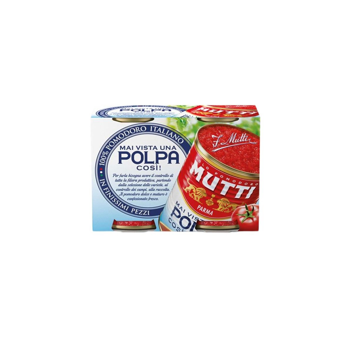MUTTI - Pulpa de Tomate Mutti Pack 2 Latas 400 g
