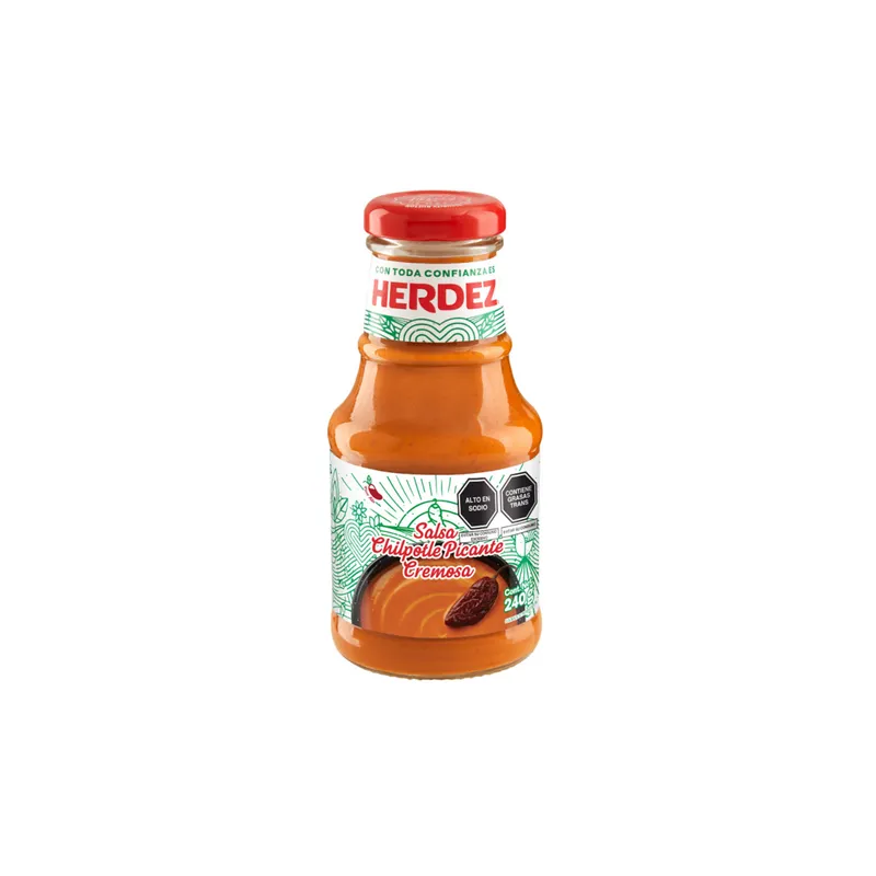 HERDEZ - Salsa Chipotle Picante Crema Herdez Envase 240 g