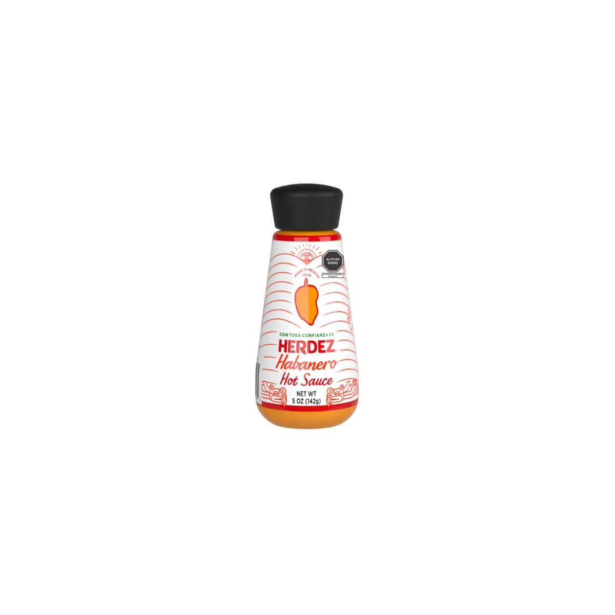  - Salsa Habanero Hot Sauce Herdez Envase 142 g