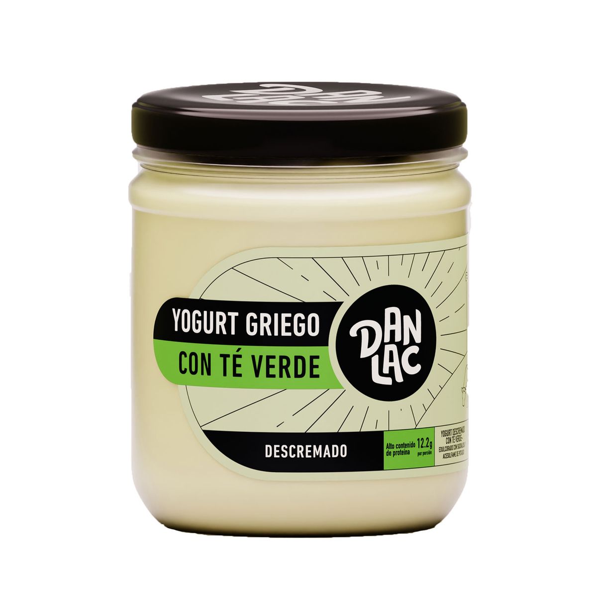 BON O BON - Yogurt Griego Danlac con Té Verde Envase 420 g