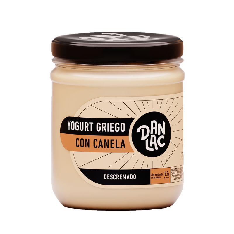 DANLAC - Yogurt Danlac Griego Con Canela  Envase 420 g