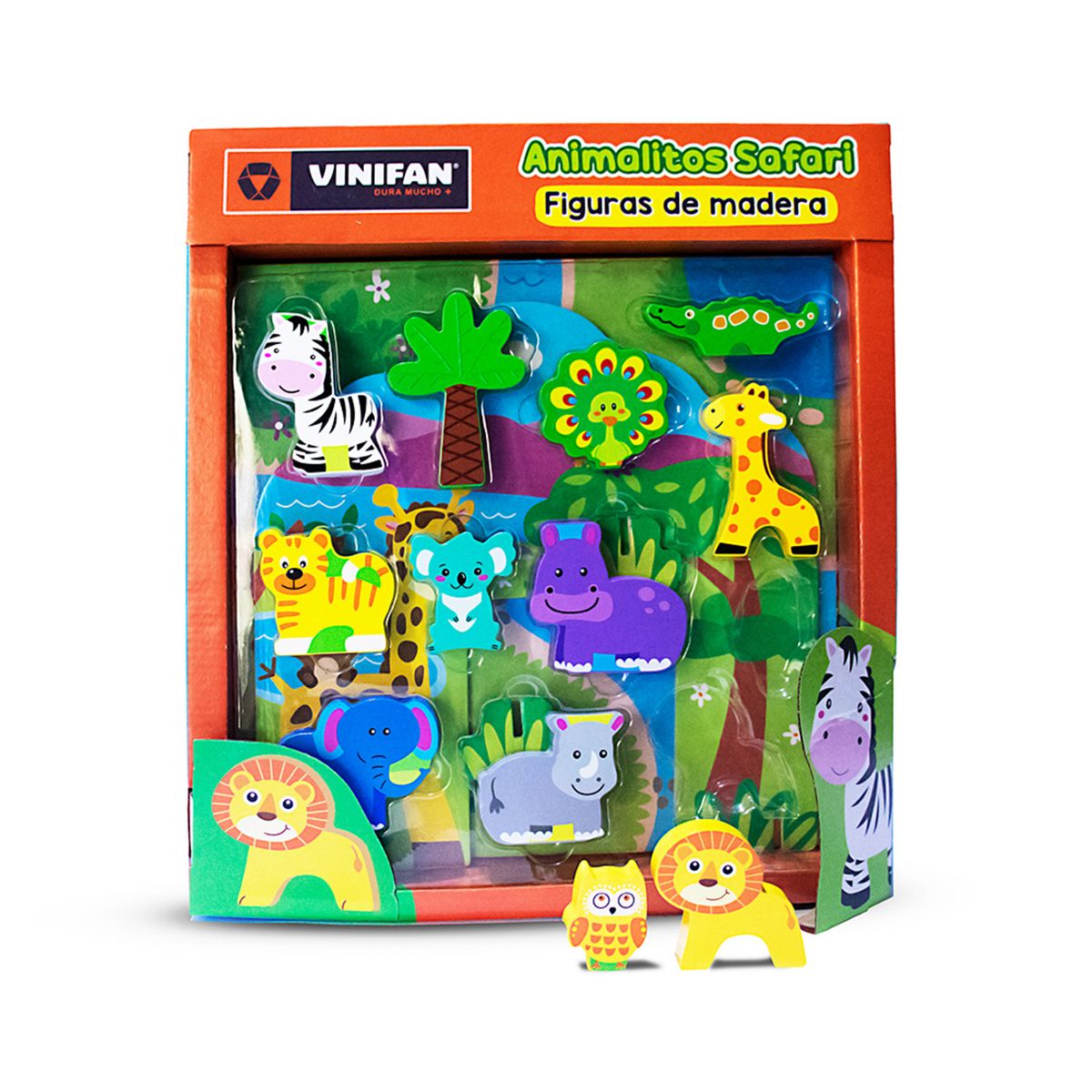 VINIFAN - Juego Didáctico Vinifan Safari 15 Piezas