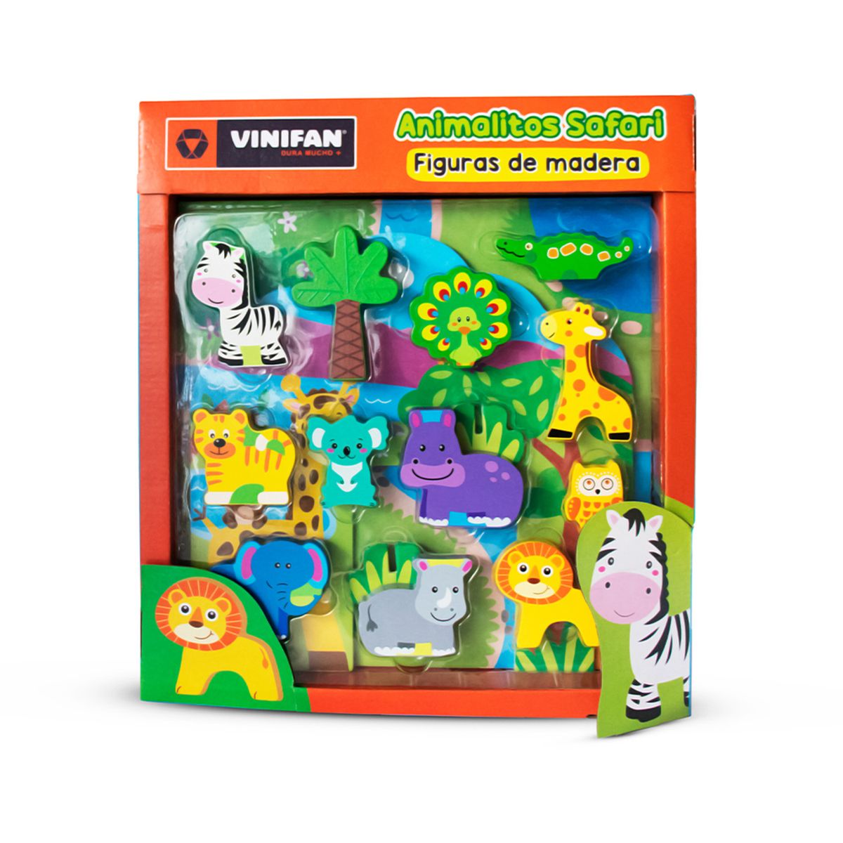 VINIFAN - Juego Didáctico Vinifan Safari 15 Piezas