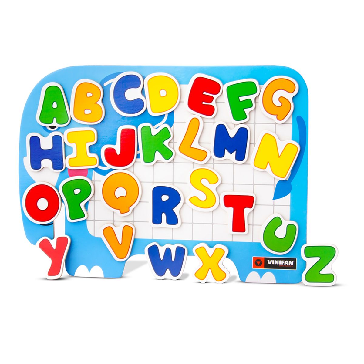 VINIFAN - Juego Didáctico Vinifan Pizarra Abecedario 26 Piezas
