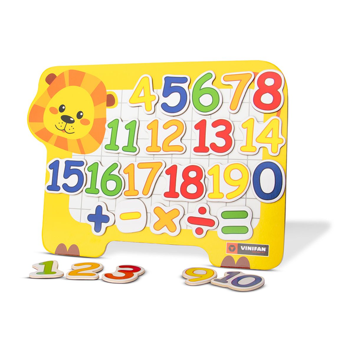VINIFAN - Juego Didáctico Vinifan Pizarra Numérica 25 Piezas