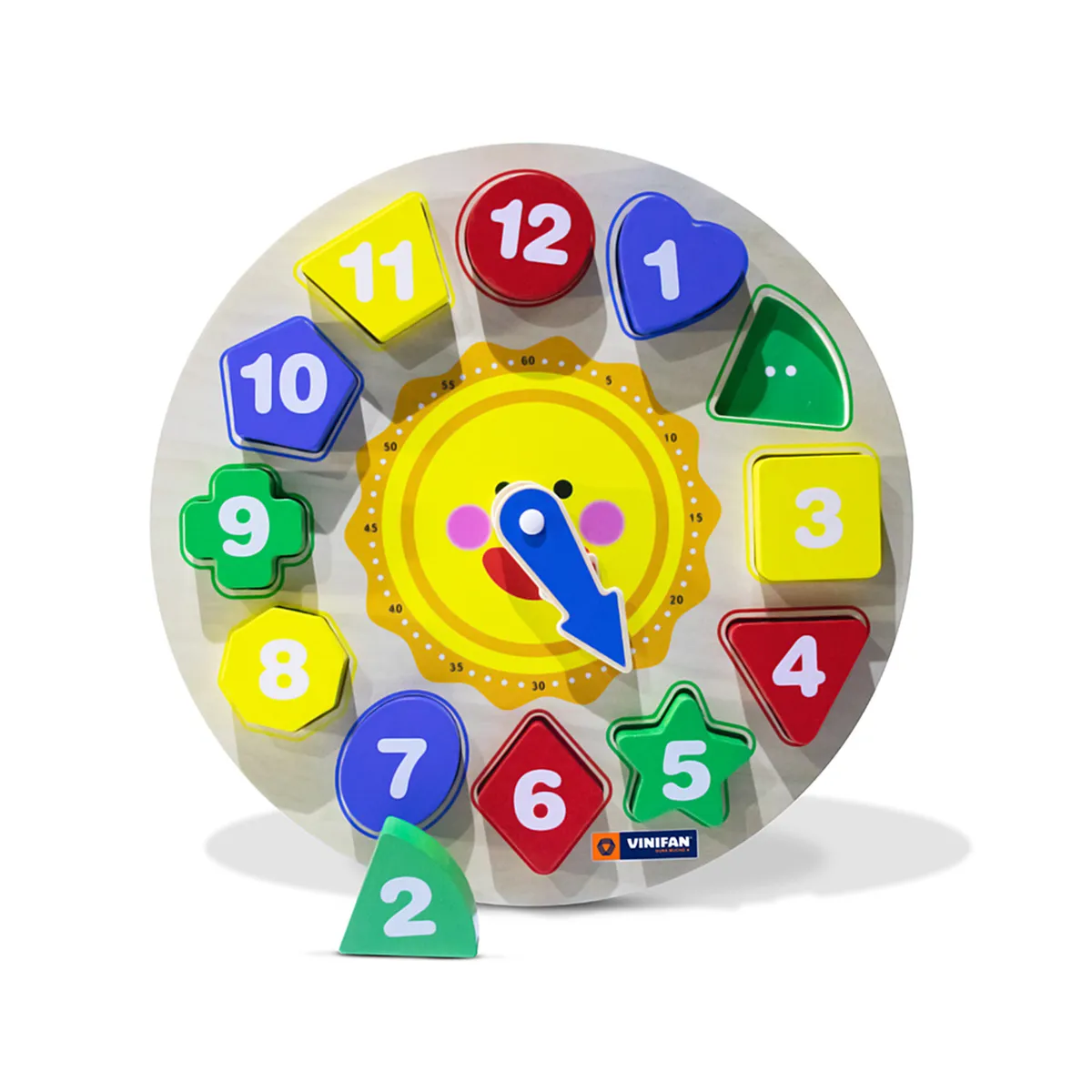 VINIFAN - Rompecabezas Vinifan Relieve Reloj 12 Piezas