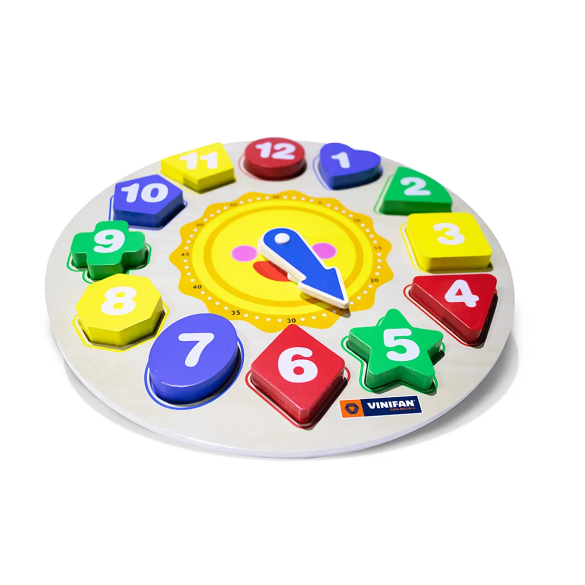 VINIFAN - Rompecabezas Vinifan Relieve Reloj 12 Piezas