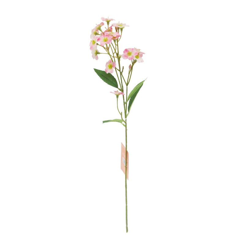  - Flor Artificial Rosada 49Cm