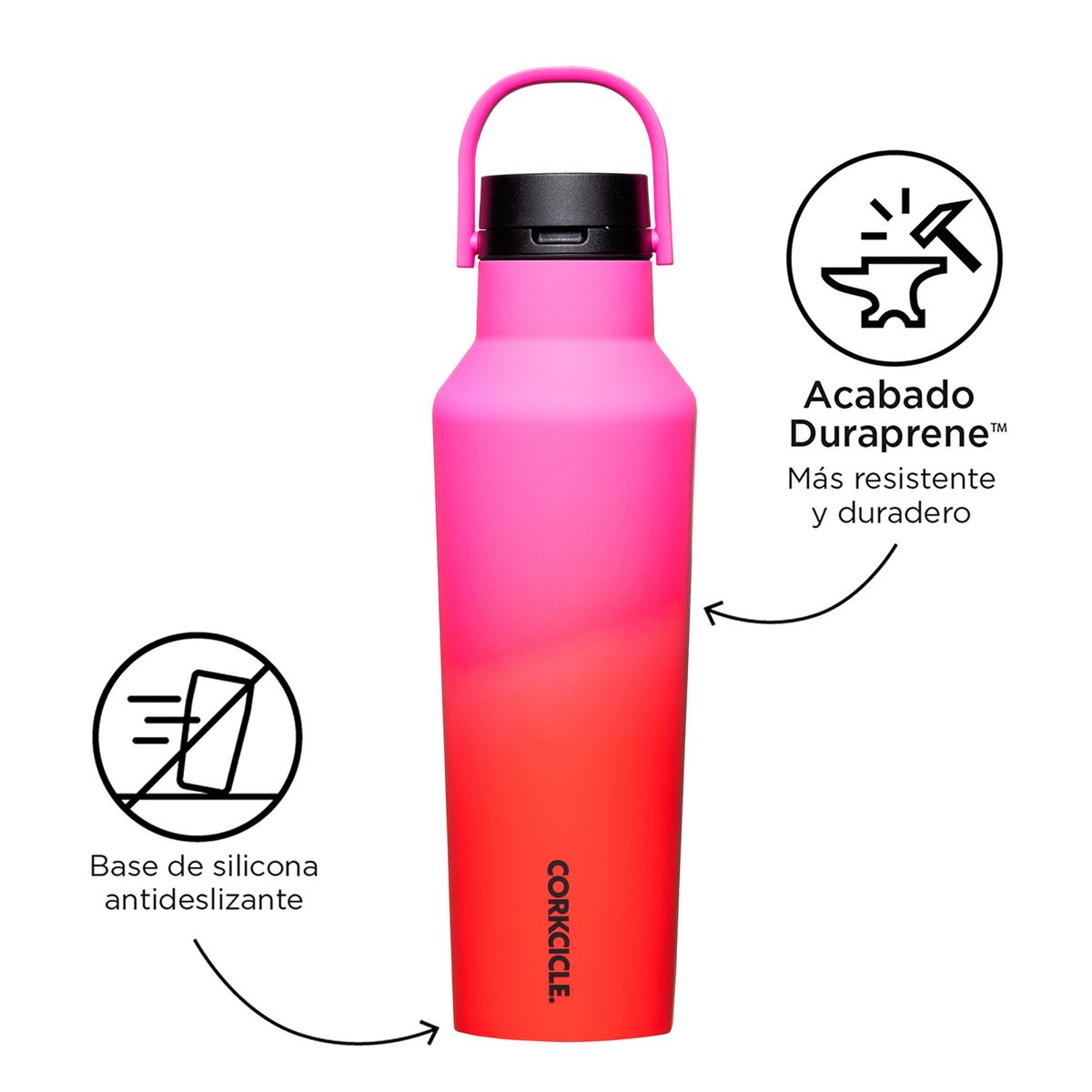 Corkcicle - Botella Acero Inoxidable 20Oz Sangría