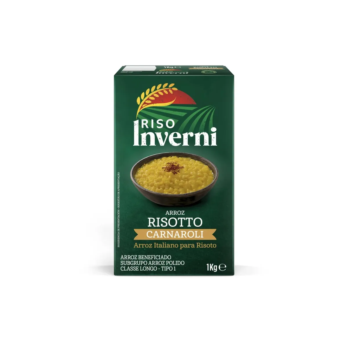  - Arroz  Inverni Risotto Carnaroli  Caja 1 kg