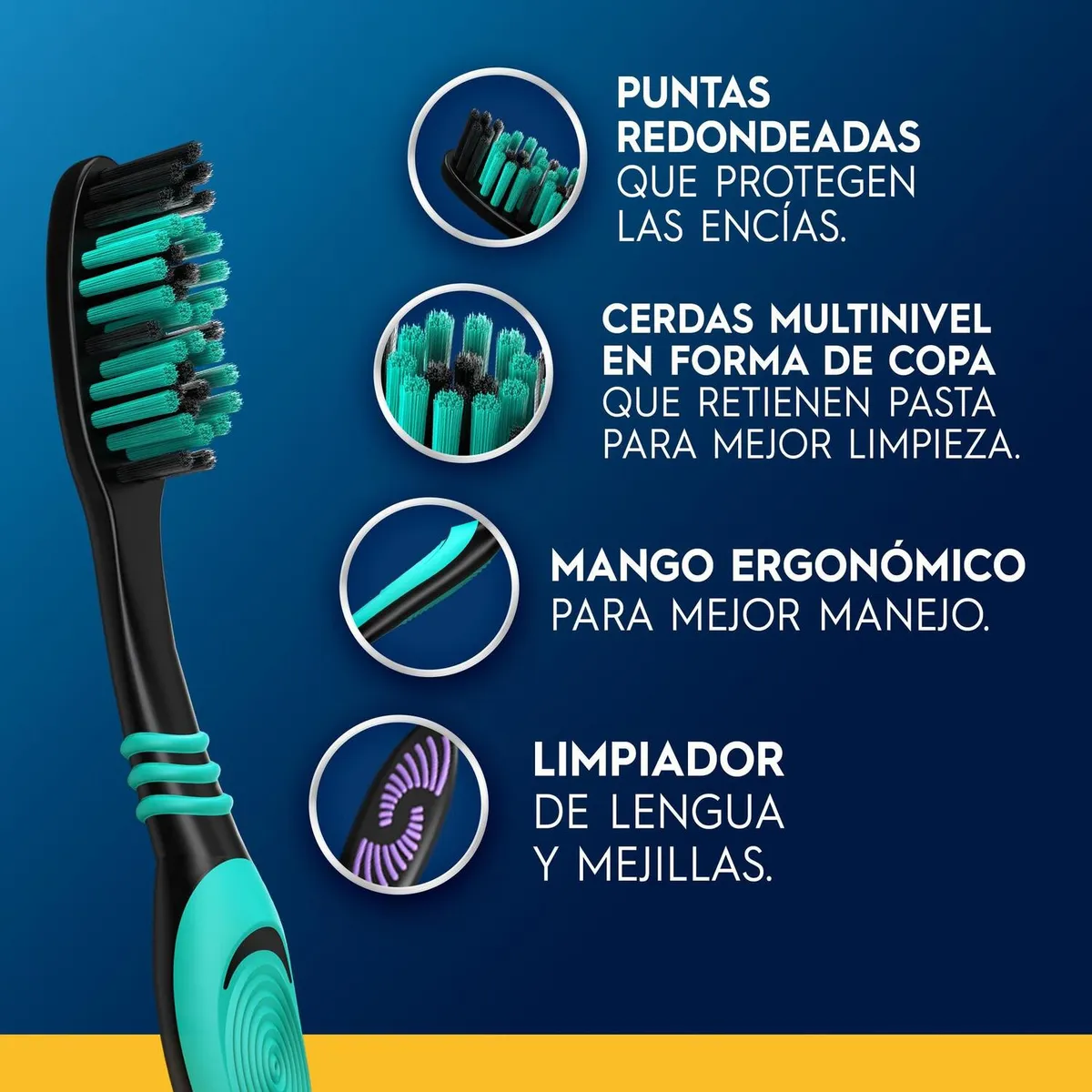 ORAL-B - Cepillo De Dientes Oral B Color Collection Empaque 4 Und