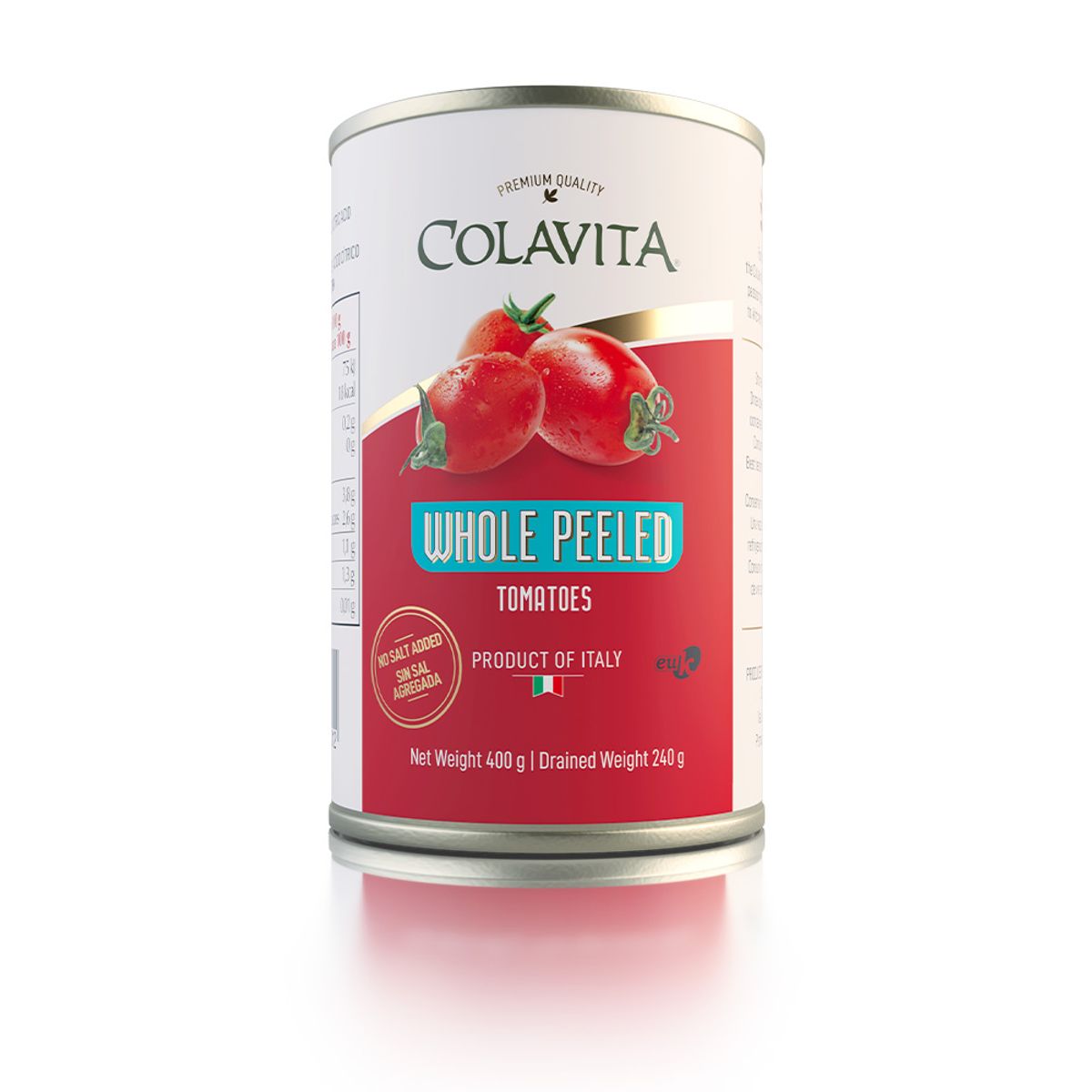 COLAVITA - Tomate Entero Pelado Colavita Lata 400 g