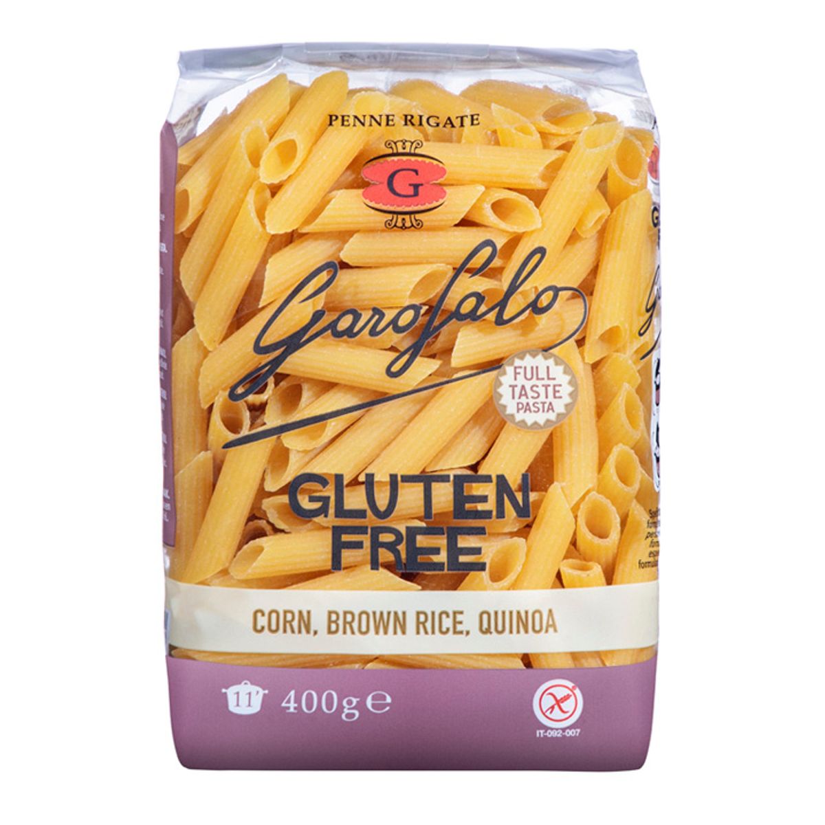 GAROFALO - Pasta sin Gluten Garofalo Penne Rigate Bolsa 400 g