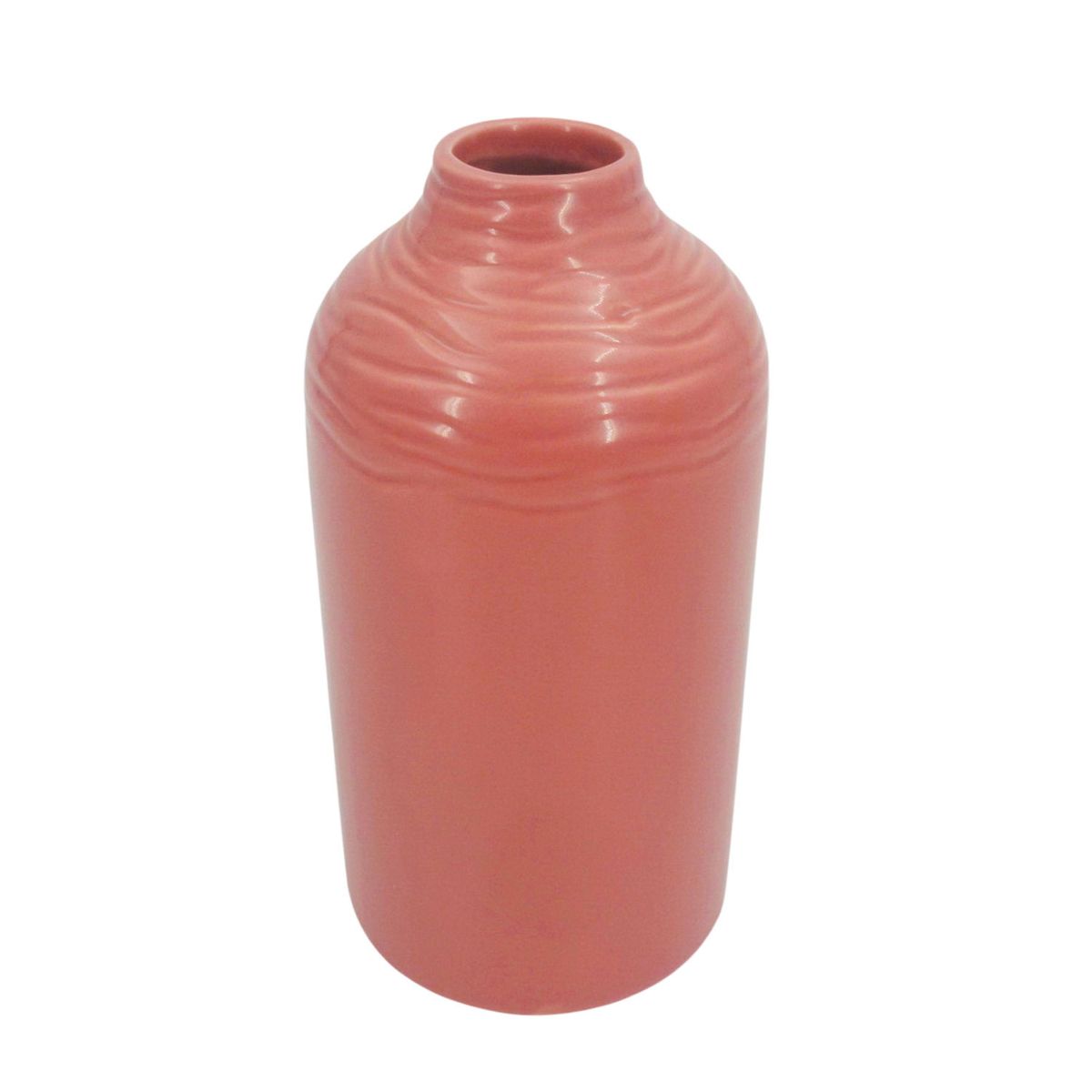 Casa Joven - Maceta Cerámica Botella Blush 13Cm