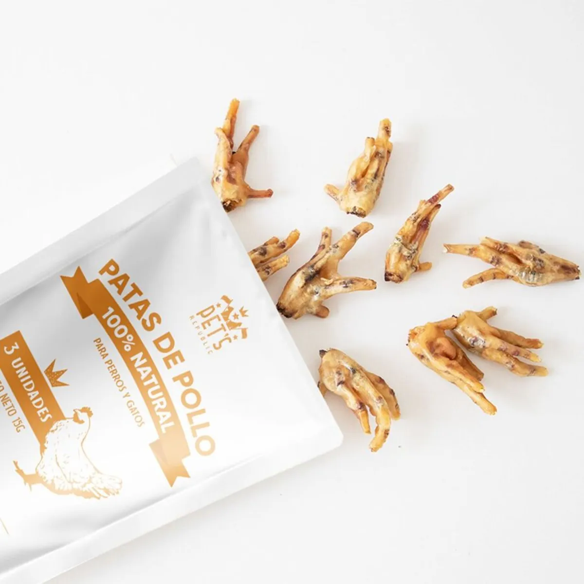  - PETS REPUBLIC PATAS POLLO 15G