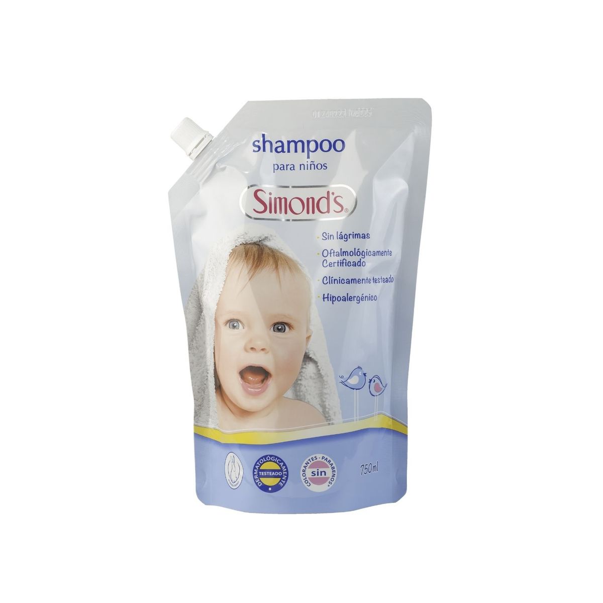 SIMONDS - Shampoo Bebé Simonds Neutro Doypack 750 mL