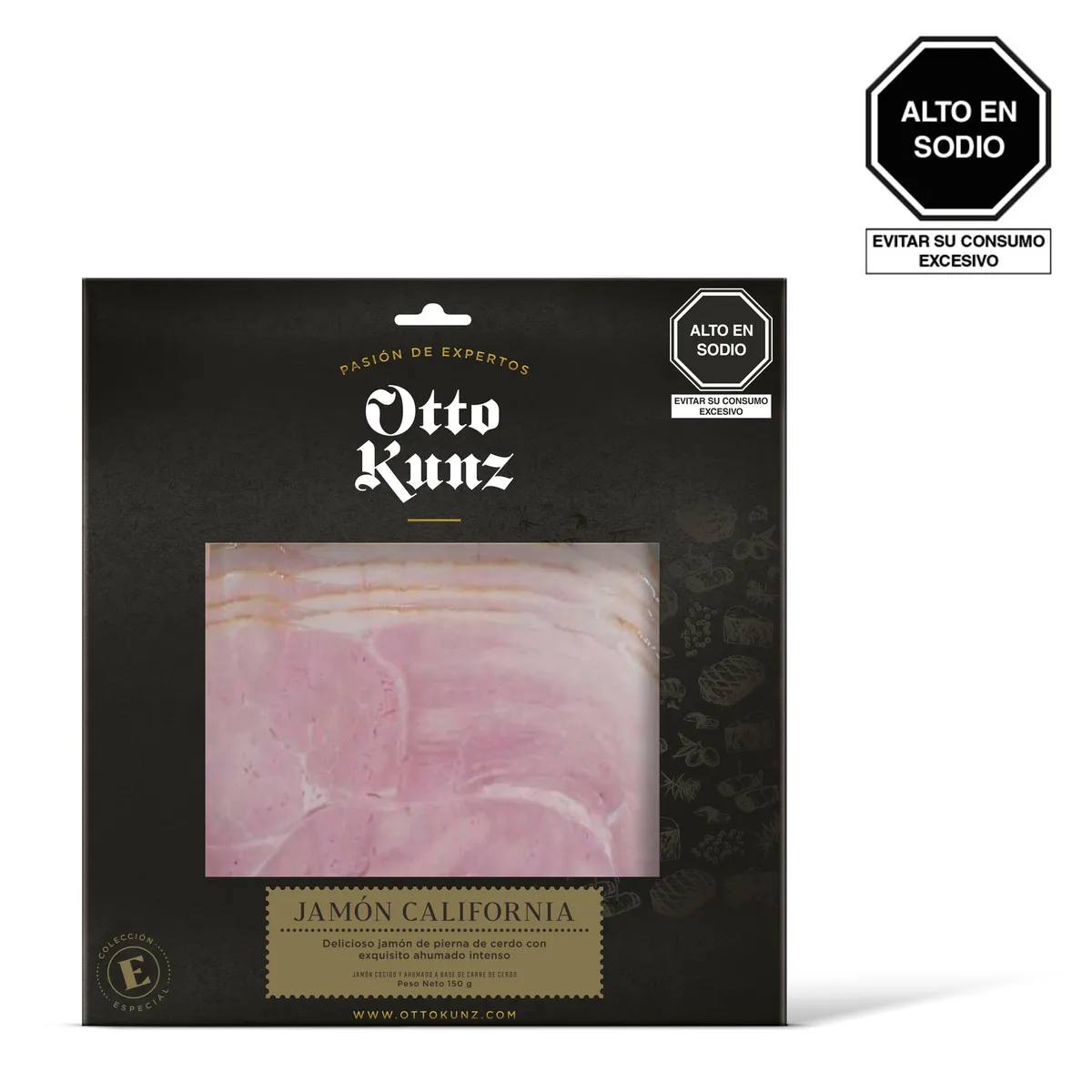 OTTO KUNZ - Jamón California Otto Kunz Empaque 150 g