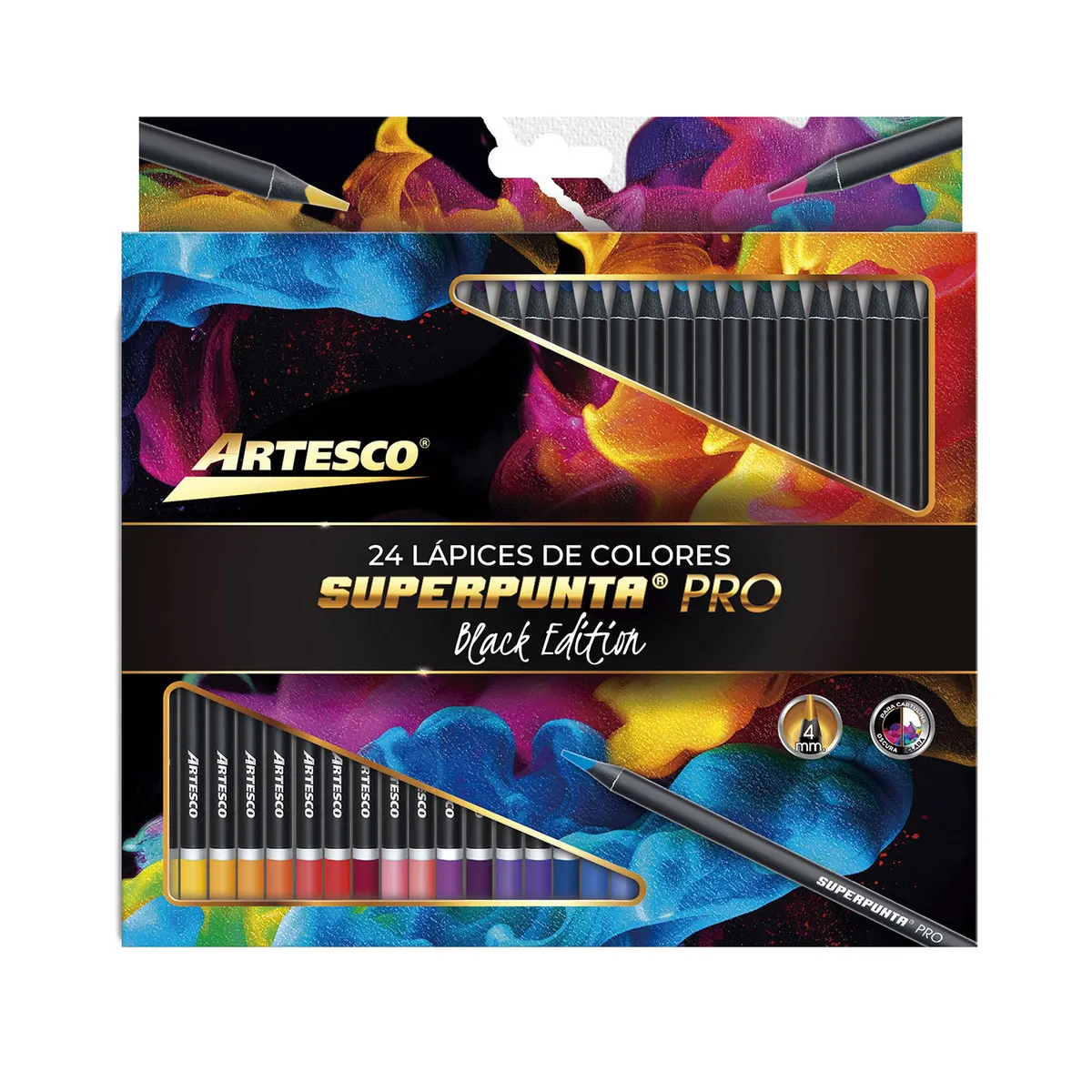 ARTESCO - Colores Artesco Superpunta Pro Empaque 24 Und