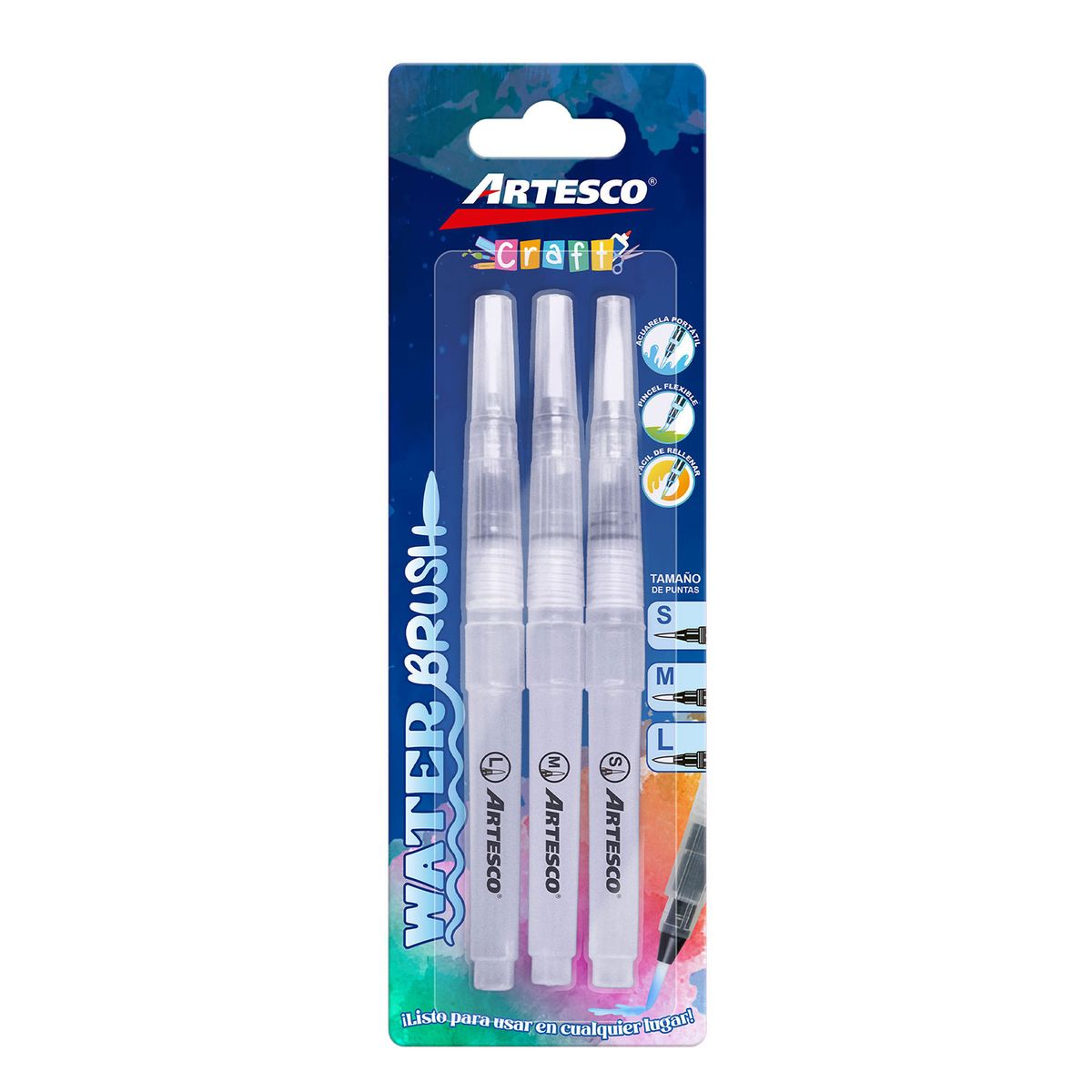 ARTESCO - Blist Artesco Para Agua 15.5cm Tamaño S M L Empaque 3 Und