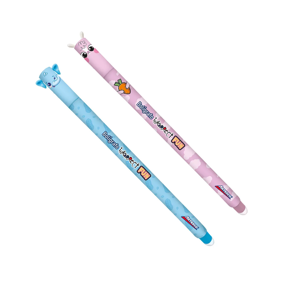 ARTESCO - Lapiceros Artesco Borrables Inkorrect Fun Empaque 2 Und