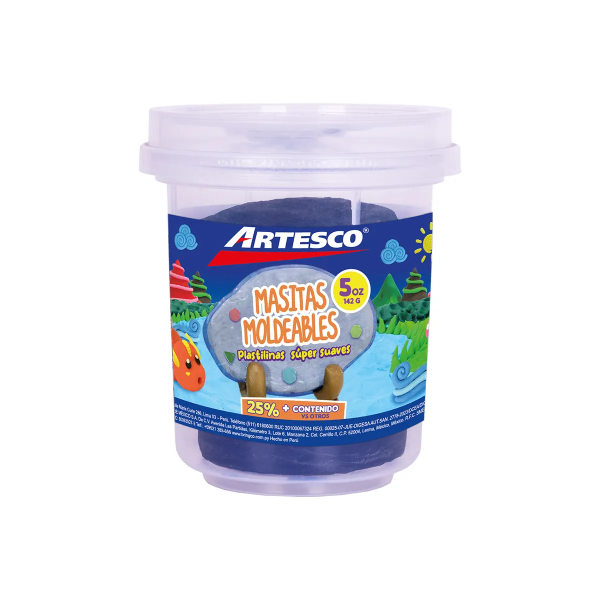 ARTESCO - Masita Blanda Artesco Color Azul Envase 142 g