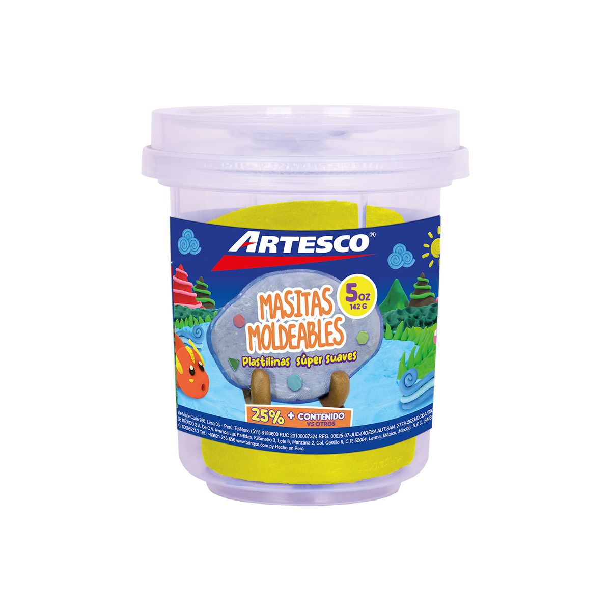 ARTESCO - Masita Blanda Artesco Color Amarillo Envase 142 g