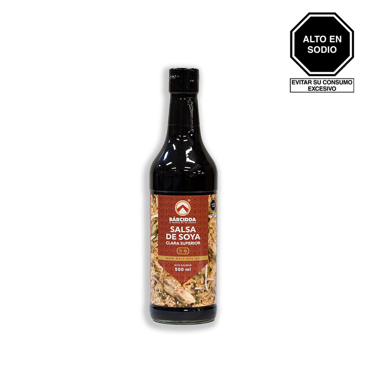 BARCIDDA - Salsa de Soya Clara Barcidda Botella 500 mL